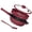 Ruby Red, variant on Nonstick 11-inch Wok Pan with Lid - Deep Frying Pan for Versatile Cooking and Easy Cleanup(Tangerine)