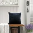 thumbnail image 2 of Home Soft Things Supersoft 20-inch Throw Pillow Covers (Set of 4) Black Polyester, 2 of 5