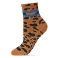 thumbnail image 4 of MeMoi Women's Running Wild Ringer Cotton Blend Crew Sock - Womens - Female, 9-11, Orange, 4 of 7