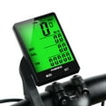 thumbnail image 1 of INBIKE 2.8 inch Bike Wireless Computer Multifunction Rainproof Riding Cycling Speedometer Stopwatch Backlight Display Green, 1 of 7