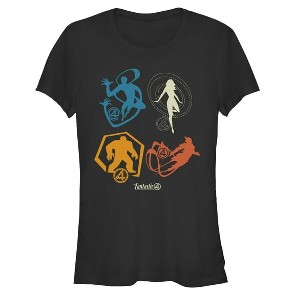 Juniors The Fantastic Four: First Steps Super Icons T Shirt