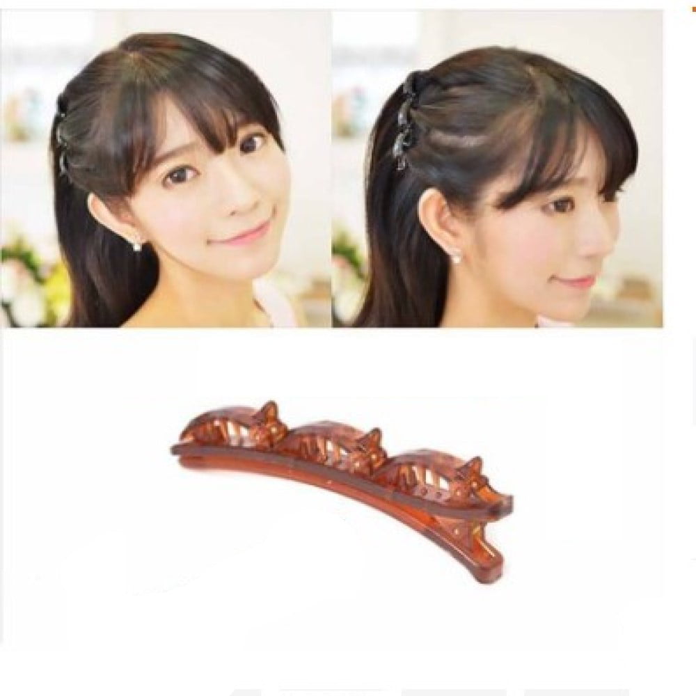2PCS/1PC Double Bangs Hairstyle Hairpin Magic W/8 clips on the headband