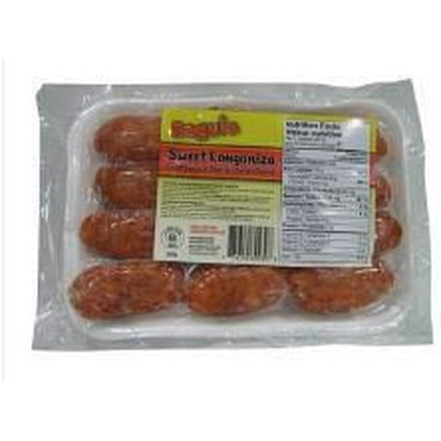 Saucisses de porc longanisa sucrées Baguio congelées 375g 375g