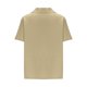 thumbnail image 4 of Chaqueta deportiva,Camisa de manga corta con cuello en V y botones para mujer, top informal con estampado liso, mezcla de poliéster y elastano, largo regular para uso diario, sopatenor, 4 of 8