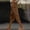 Brown, variant on Wensltd Women's Capris Pants Casual Summer Loose Fit Cropped Pants with Pockets