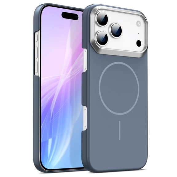 Allytechgroup for Apple iPhone 16 Pro Max Case, [Compatible with MagSafe ] Durable Soft TPU Back Shockproof Cover Hard Bumper Anti-Yellowing Magnetic Heavy Duty Drop Protection Phone Case, Gray