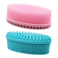 thumbnail image 4 of Silicone Body Scrubber Exfoliating Bath Body Brush For Shower 2 Pack, 4 of 5