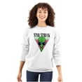 thumbnail image 3 of Alien Sunglasses Cool Funny UFOs Unisex Plus Fleece Graphic Sweatshirt Brisco Brands 5X, 3 of 5