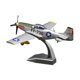 thumbnail image 3 of Modelo de caza P51 de aleación a escala 1:48, adorno de recuerdo de modelo de caza retro con base para verde, 3 of 9