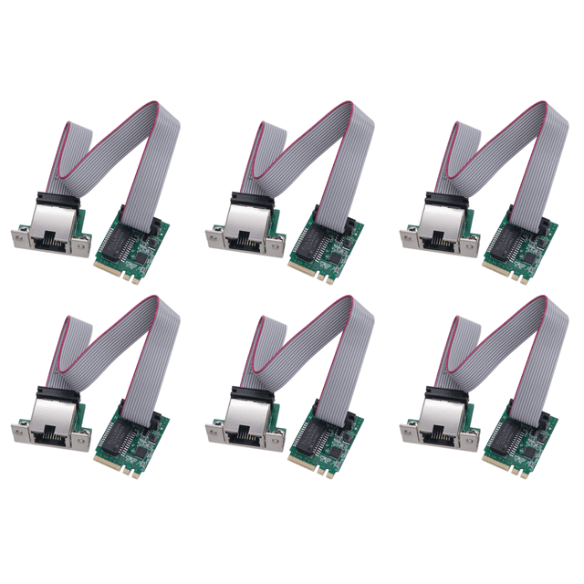 Tarjeta Red M.2 10/100/1000Mbps A+E A Gigabit Ethernet para PC Escritorio