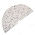 thumbnail image 2 of WREESH Christmas Tree Skirt Gold Feather Style White Mall Christmas Tree Decoration, 2 of 2