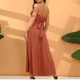 thumbnail image 3 of Ruyang Women's Summer Wrap Dress Formal Dresses Cocktail Tea Party Dress 2024 Ruffle V-Neck Wedding Guest Bridesmaid Dress, 3 of 5