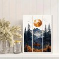 thumbnail image 2 of Qisvanset 12x16 Inch Framed Canvas Wall Art Minimalist Silent Night Christmas Holiday Home Wall Decor Set, 2 of 8