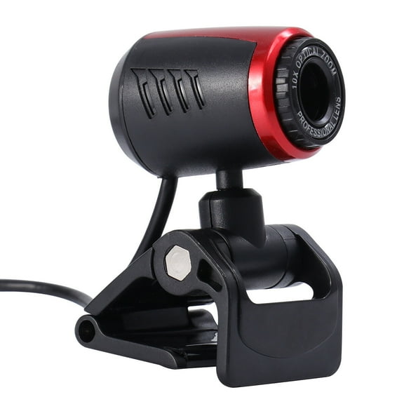 OUNONA Flexible USB Webcam with High-Definition CMOS Camera and Built-in Microphone for Clear Computer Video Calls, Black