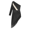 thumbnail image 6 of Alvivi Womens Latin Salsa Samba Dance Tassel Fringed Dress Ballroom Dancewear Black S, 6 of 7