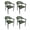 Green, variant on CHINNLUU 4 Pcs Patio Dining Chairs, Stackable Aluminum Woven Rope Rattan Chairs, No Assembly, All-Weather Outdoor Chairs for Backyard, Porch, Deck, Pool