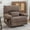 Brown, variant on Oversized Recliner Chair, Large Wide Seat Manual Comfortable Recliner with Pockets,Recliner Chair Lounge Chair for Adults Living Room, 350 lb Weight Capacity, Grey
