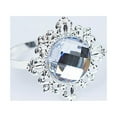 thumbnail image 5 of BalsaCircle 6 Silver Clear Round 2" Metal Dinner Napkin Rings Large Crystal Rhinestone Party Home Decorations Supplies, 5 of 8