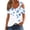 Blue Top, variant on YUGYXL Eyelet Tops for Women Cold Shoulder Floral Blouse Scoop Neck Shirts Dressy Casual Blouses Summer Vacation Outfits Tops Blue Top M