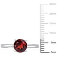 thumbnail image 2 of Everly Women's Garnet Sterling Silver Ring, 2 of 8