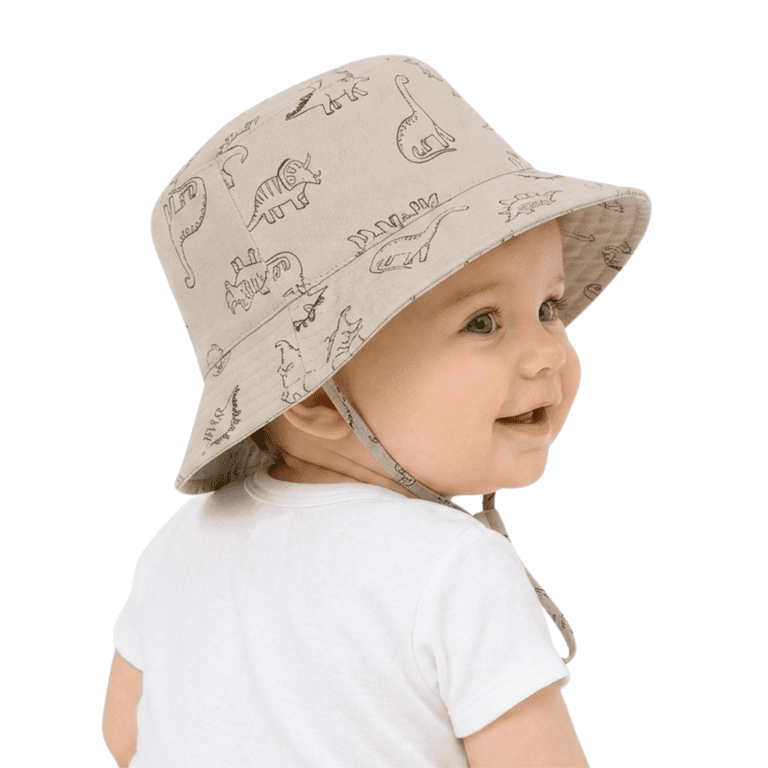 Toddler Sun Hat with UPF 50+ and Dinosaur Print photo 1
