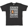 thumbnail image 3 of Inktastic Multiple Sclerosis Awareness Strength Courage and Support T-Shirt, 3 of 5