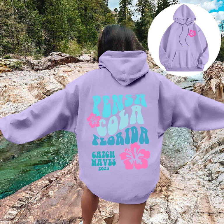 Printed hoodies for women discount