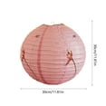 thumbnail image 2 of Lunxisen 4 Pcs Paper New Year Lanterns Party Lanterns Festival Red Lamp Shade Traditional Hanging Party Decorations for Spring Festival Celebration(30*30cm), 2 of 9
