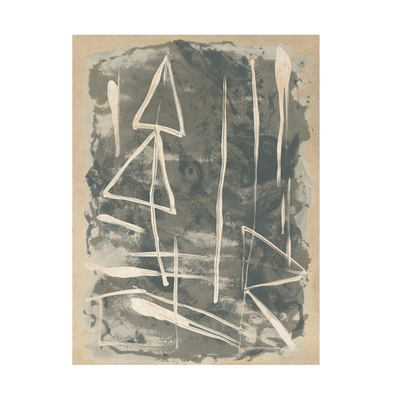 Trademark Fine Art June Erica Vess Mapa Linea II Canvas Wall Art