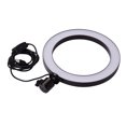 thumbnail image 1 of 20cm/8inch Mini LED Video Ring Light Lamp 3 Lighting Modes Adjustable Brightness USB Powered with, 1 of 8
