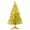 Gold, variant on 4Ft Silver Artificial Christmas Pine Tree, Tinsel, Three-Section Assembly, Includes Base