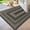 Black/Gold-2' x 3' (Rectangular), variant on Hebe Door Mat Indoor Entrance 24"x36" Thin Welcome Mats For Front Washable Non Slip Rubbering Entry Doormat Large Faux Jute Dirtper Entryway