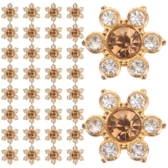 OULII 100 Pcs Boutons en Strass pour Décoration de Vêtements et Anniversaire