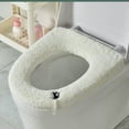 thumbnail image 2 of CASAFUN Toilet Seat Warmer, Elongated Toilet Seat Cover, Padded Toilet Seat Cushion, O-shaped Washable or Portable Toilet Lid Tank Cover, 2 of 7