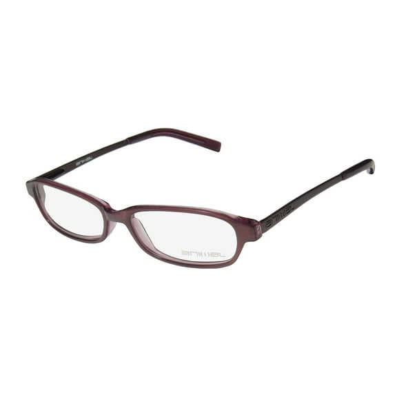 NEW ANIMAL 054 WOMENS/LADIES DESIGNER FULL-RIM MAUVE / GRAY SOPHISTICATED POPULAR STYLE SLEEK FRAME DEMO LENSES 51-15-135 SPRING HINGES EYEGLASSES/EYEGLASS FRAME