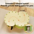 thumbnail image 3 of SHAGUOZHOU Cat Tunnel Bed For Indoor Cats Exercise ScratchingLarge Cat Tunnel Bed Cat Detachable Cat Nap Rest Bed Cat Pet Playing Tunnel For Cats Rabbit, 3 of 7