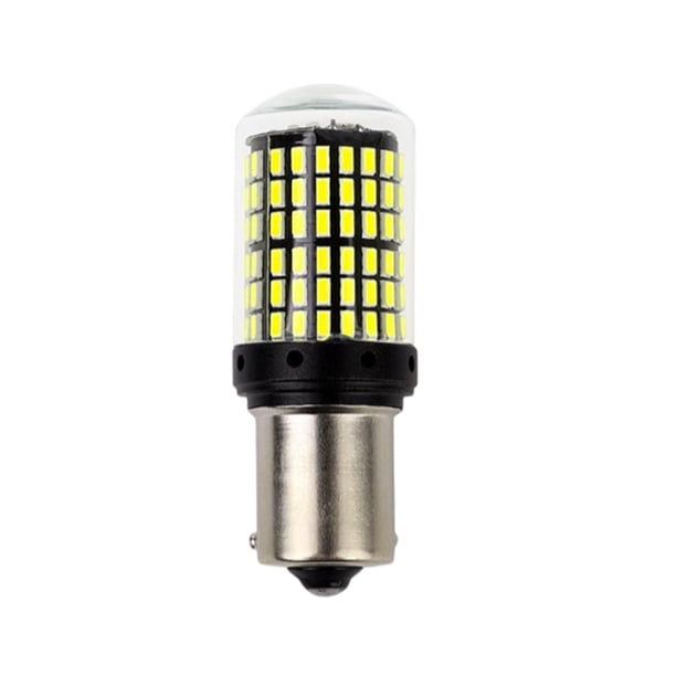 Riwesomey Luz de señal de giro Instalación práctica Lámpara de freno Pantalla de vidrio Artesanía Bombilla LED Fina Alto brillo Suministros Bombillas para automóviles Luz blanca Riwesomey VI016916-01