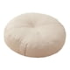 thumbnail image 2 of Cojín de suelo redondo, pequeño y decorativo, para adultos. Beige, 2 of 9