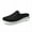 Black, variant on Mens Casual Mesh Shoes Breathable Comfortable Slip-On for Walking Mules Clogs Backless Outdoor Lightweight Slippers Blue 8.5 US