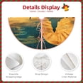 thumbnail image 3 of Xecao Sunset Desert Journey Pattern Christmas Tree Skirt Round Xmas Tree Mat Base Cover for Holiday Home Decorations-48", 3 of 6