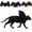 Black, variant on Dalrosia Halloween Pet Costume Bat Wings Cosplay Dog Costume Cat Costume for Party