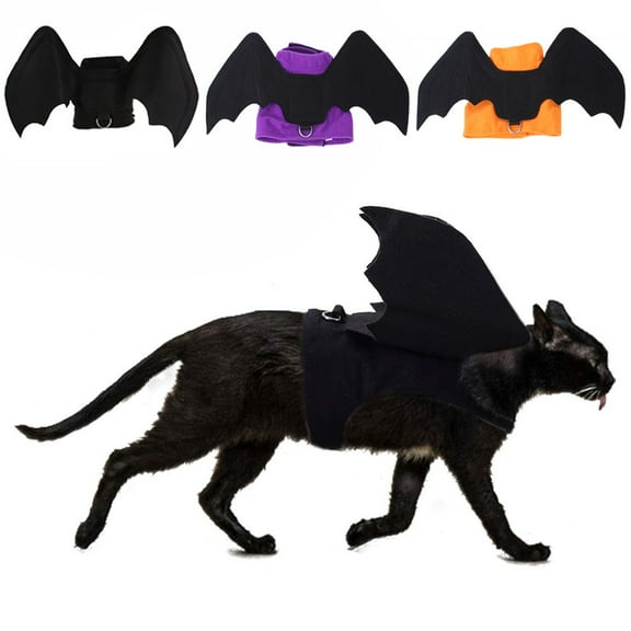 Dalrosia Halloween Pet Costume Bat Wings Cosplay Dog Costume Cat Costume for Party