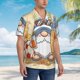 thumbnail image 3 of Balery Hello Summer Cute Gnome Camisas hawaianas de manga corta para hombre, camisas playeras de corte holgado, camisas de vacaciones con botones,Medium, 3 of 7