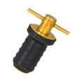 thumbnail image 5 of amagogo Brass Handle Drain Plug Marine Boat Drain Plug Replacement Rubber Plug for Boats T handle 17mm, 5 of 9