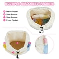 thumbnail image 3 of URSOFINE Lightweight Color Block Drawstring Backpack Cute Mini Backpack Casual Daypack, 3 of 7