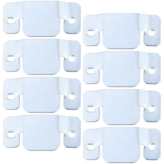 IMIKEYA 8Pcs Silver Sofa Connection Brackets Professional Sectional Furniture Clamps