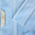 thumbnail image 6 of Superior 800 GSM Egyptian Cotton Heavyweight Bath Sheet Set of 2, Light Blue, 6 of 10
