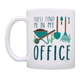 thumbnail image 2 of ThisWear Garden Mug You'll Find Me in My Office Funny Quote Mug Garden Themed Gifts Coffee Mug Multi, 2 of 4