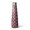 Geometric Square Red Pattern, variant on Geometric Triangle Purple Pattern Cola Shaped Water Bottle 1 Pack, Vacuum Insulated Slim Beverage Bottle Sweat Free Exterior Gifts Ideas for Teens Adults Office Workers Teachers
