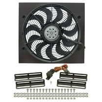 Derale 16919 Dual Speed Electric Puller Fan with Steel Shroud